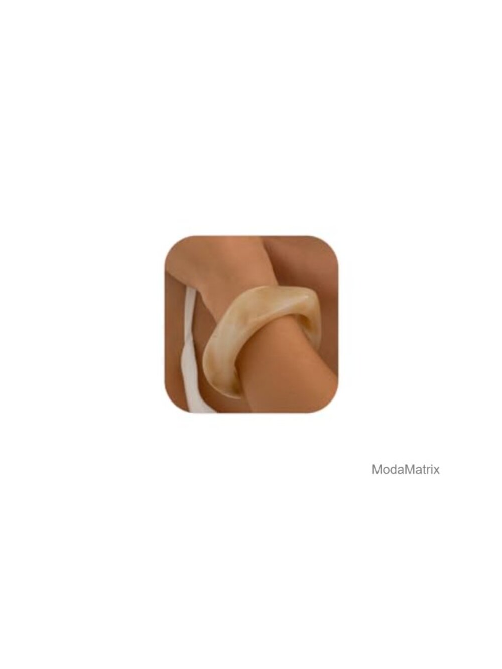 Acrylic Resin Chunky Square Bangle Bracelet Punk Jewelry for Women